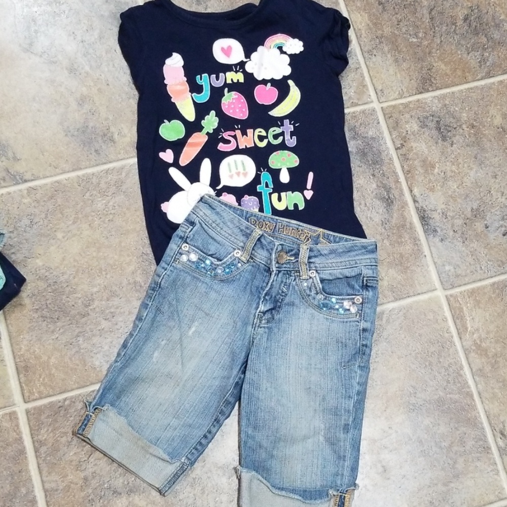 [2 for 10] Girls summer play outfit sz 7